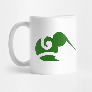 Kiwi Koru Greenstone Mug